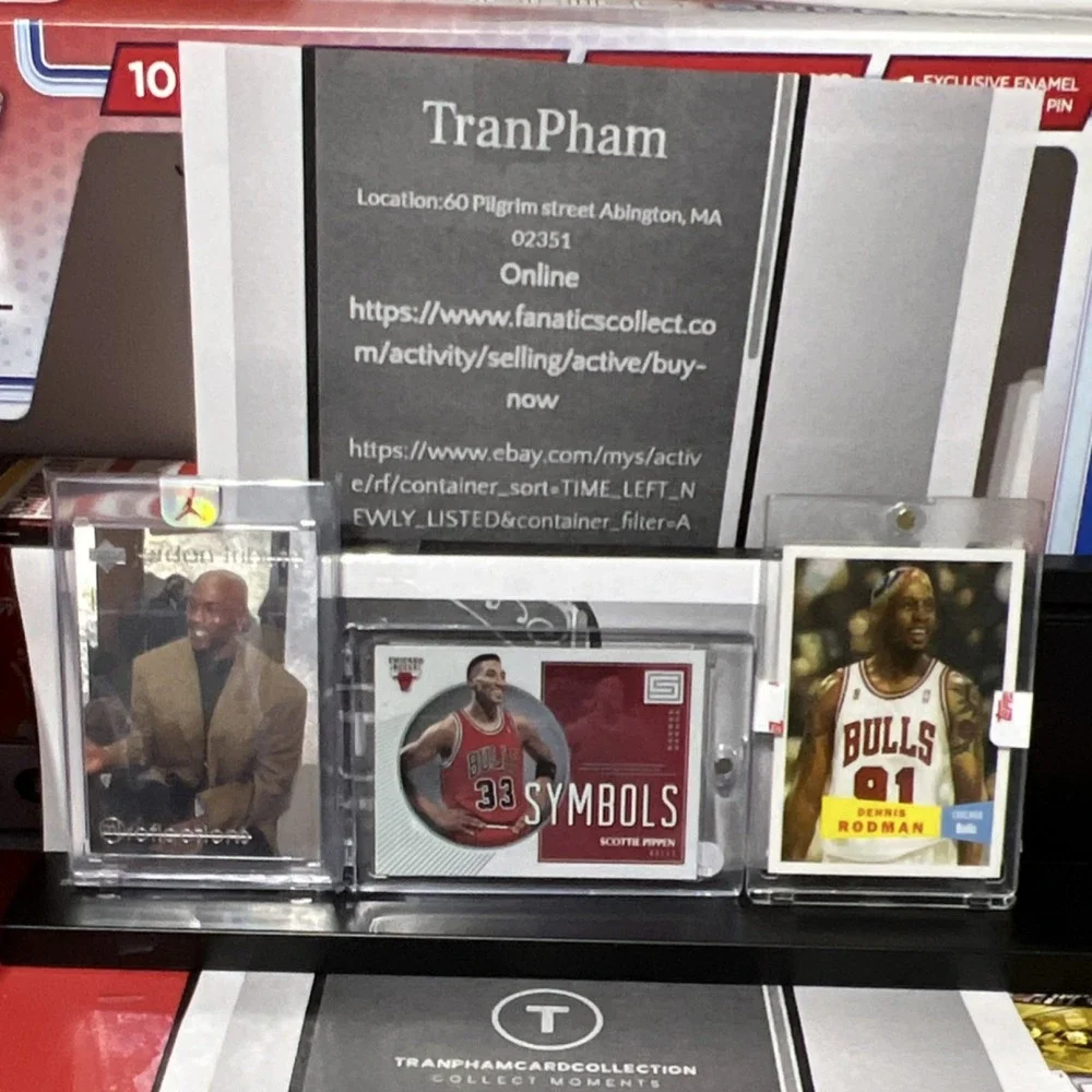 Topps Panini Upper Deck Chicago Bulls NBA Card Lot Rodman Pippen Jordan (3)